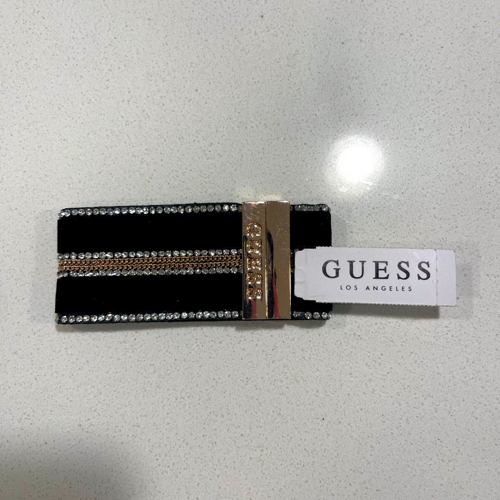 Guess Velvet Cuff Bracelet